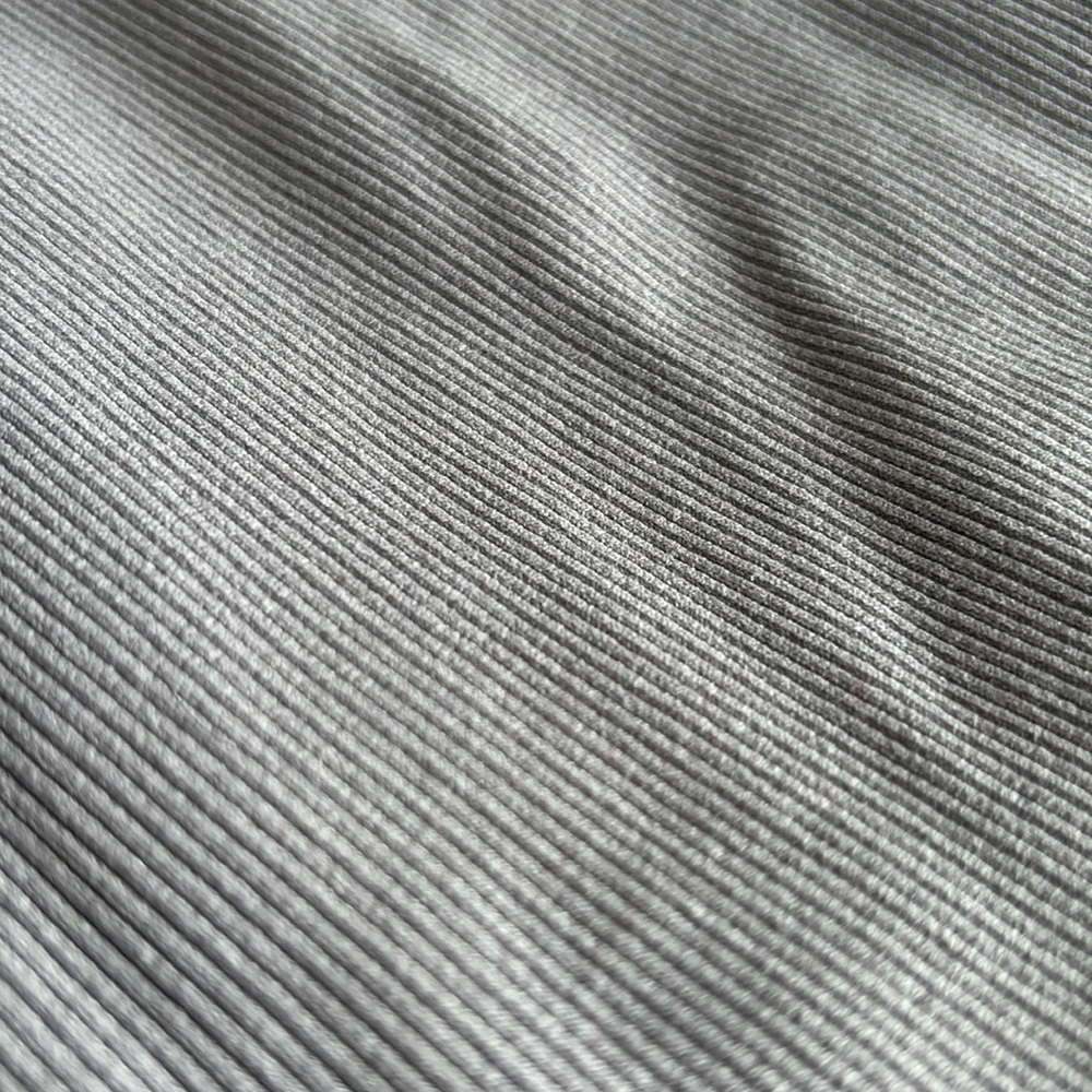 Aritzia Sunday Best Delta SinchSeamless Gray Long Sleeve Dress - Picture 6 of 9
